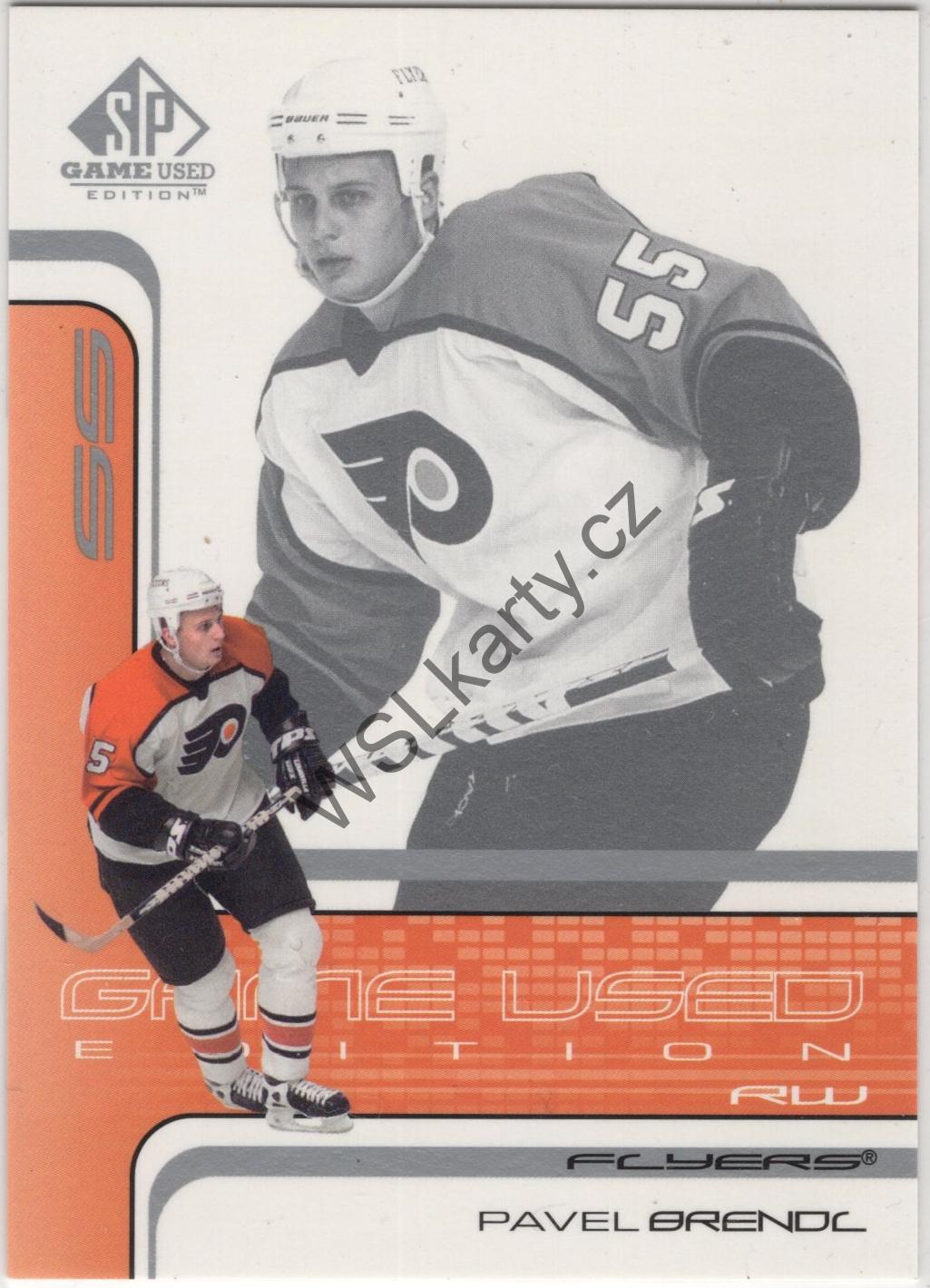 Pavel BRENDL - SP Game Used 01-02 #40 (PHI)
